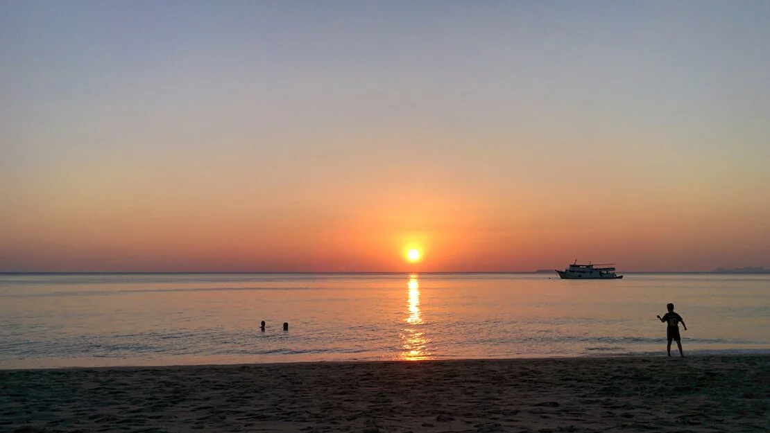 Tramonto a Long Beach a Koh Lanta